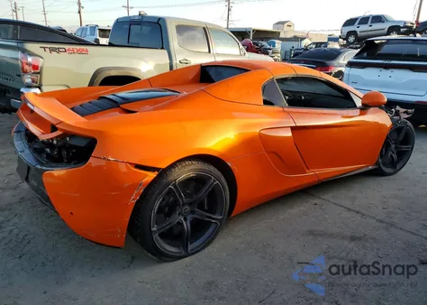 2015 Mclaren Automotive 650S Spider z USA, uszkodzony, nr VIN SBM11FAA9FW004945